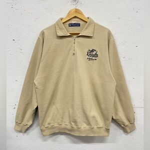 Vintage Redwood Classics Elkhorn Resort Quarter Zip Sweater, Size M